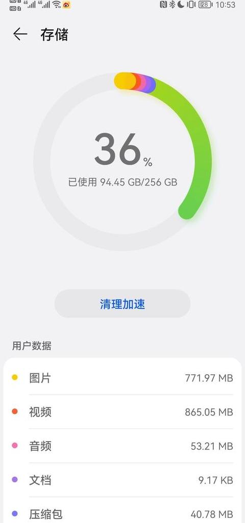 华为显示剩余运行内存