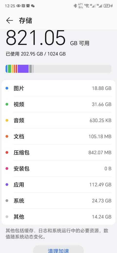 1tb手机内存多大