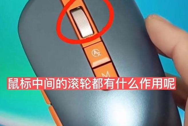 鼠标滚轮点击变两下